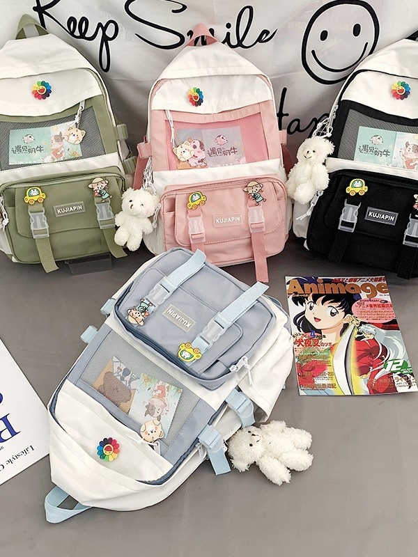 Školský batoh – Veľká kapacita, nylon, priedušný, veľmi ľahký, rozšíriteľný, popruhy s vzduchovou podložkou