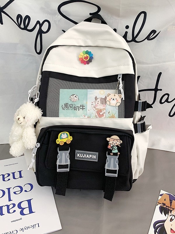 Školský batoh – Veľká kapacita, nylon, priedušný, veľmi ľahký, rozšíriteľný, popruhy s vzduchovou podložkou