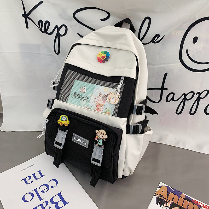 Školský batoh – Veľká kapacita, nylon, priedušný, veľmi ľahký, rozšíriteľný, popruhy s vzduchovou podložkou