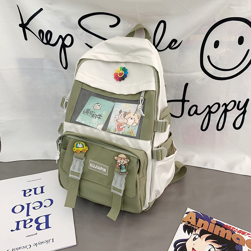 Školský batoh – Veľká kapacita, nylon, priedušný, veľmi ľahký, rozšíriteľný, popruhy s vzduchovou podložkou