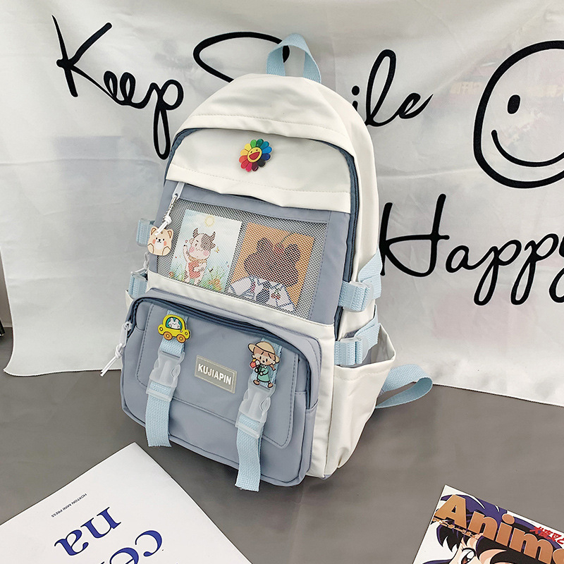 Školský batoh – Veľká kapacita, nylon, priedušný, veľmi ľahký, rozšíriteľný, popruhy s vzduchovou podložkou