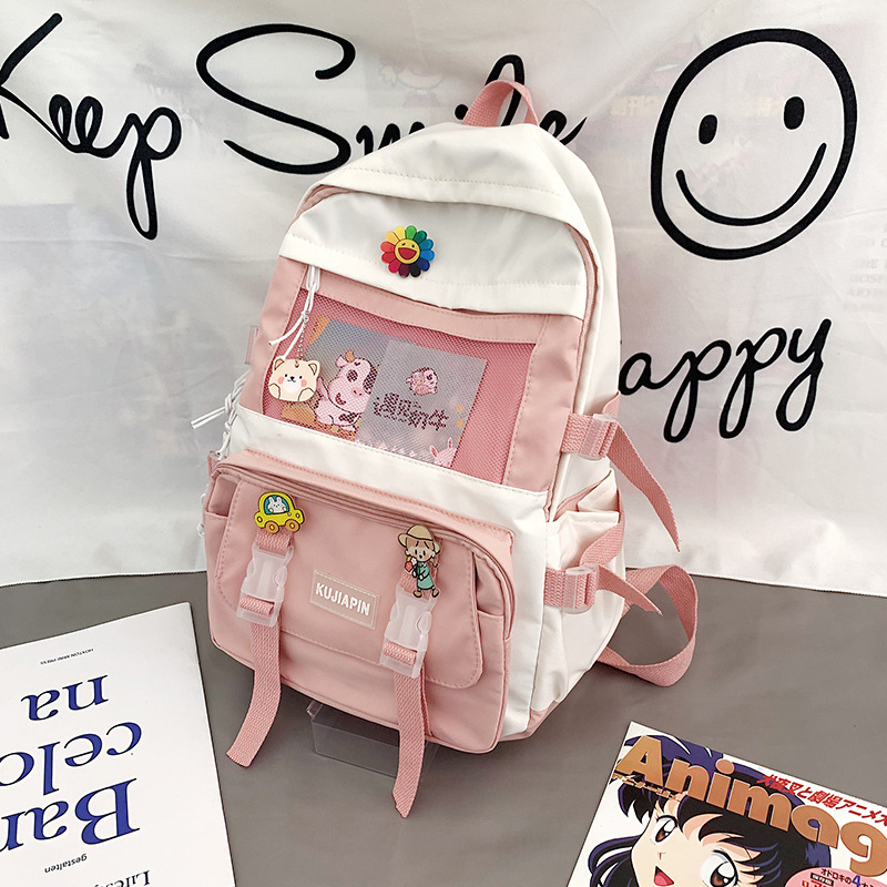 Školský batoh – Veľká kapacita, nylon, priedušný, veľmi ľahký, rozšíriteľný, popruhy s vzduchovou podložkou