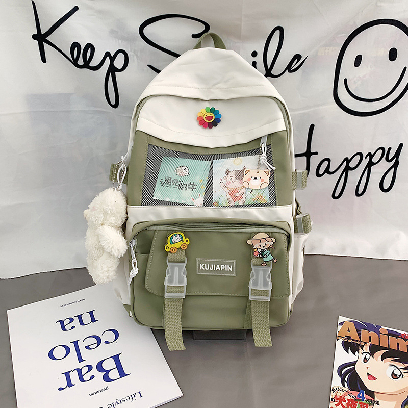 Školský batoh – Veľká kapacita, nylon, priedušný, veľmi ľahký, rozšíriteľný, popruhy s vzduchovou podložkou