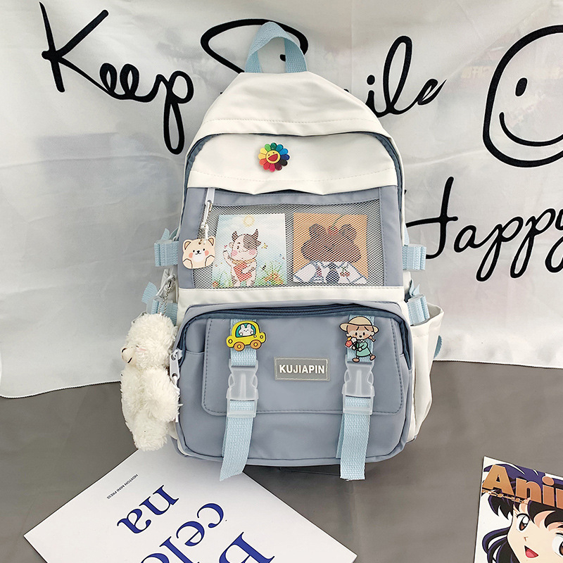 Školský batoh – Veľká kapacita, nylon, priedušný, veľmi ľahký, rozšíriteľný, popruhy s vzduchovou podložkou