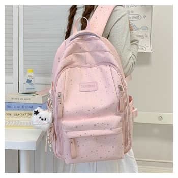 Rucsac gimnaziu unisex, Material compozit, Curea cu pernă de aer, Stil campus tineret, Potrivit pentru gimnaziu