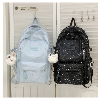 Rucsac gimnaziu unisex, Material compozit, Curea cu pernă de aer, Stil campus tineret, Potrivit pentru gimnaziu