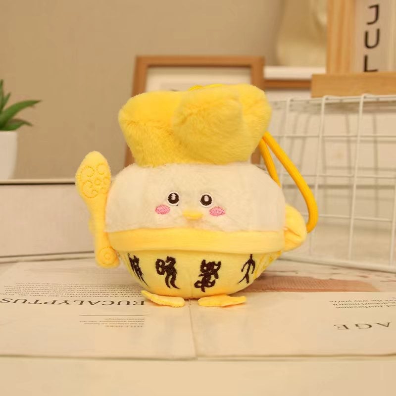 Λούτρινο πουλί‑κούκλα με ήχο, γέμισμα από PP βαμβάκι, κοντή βελούδινη γούνα, συσκευασία σε διχτυωτή σακούλα, για ηλικίες 14+