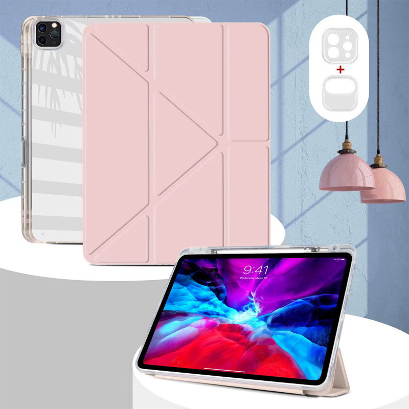 Huse de protecție pentru tabletă cu suport pentru stilou, 2 în 1 bază magnetică pliabilă, material PC, pentru tablete Apple