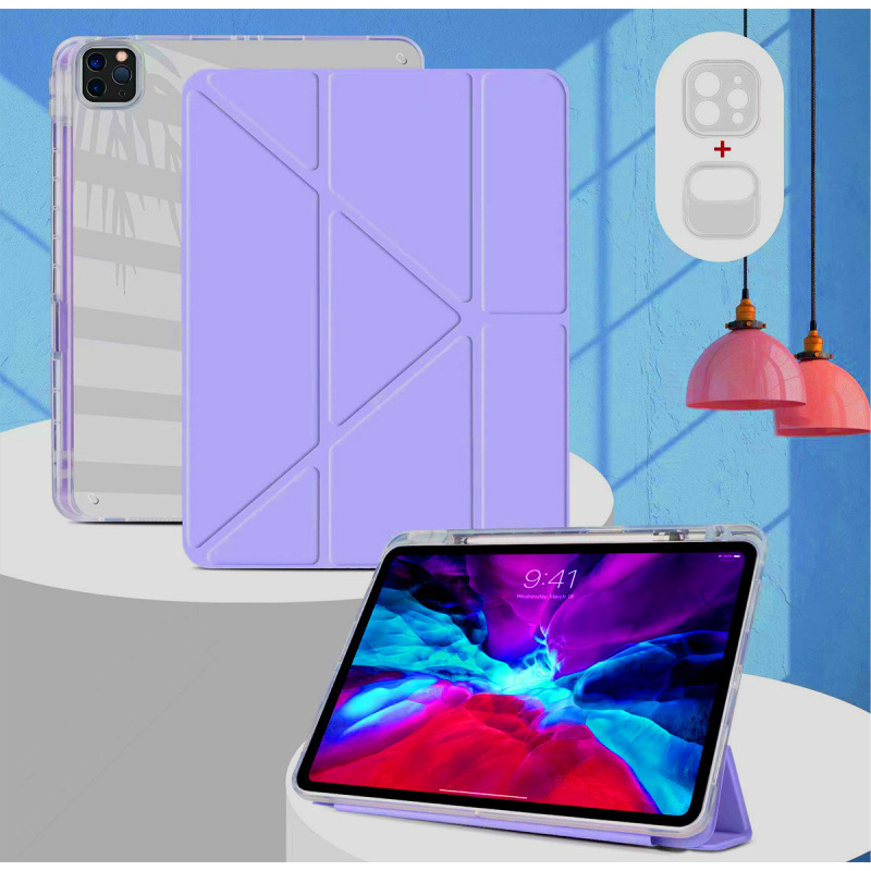 Huse de protecție pentru tabletă cu suport pentru stilou, 2 în 1 bază magnetică pliabilă, material PC, pentru tablete Apple