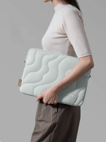 Husă pentru laptop și tabletă, impermeabilă, respirabilă, material PU, căptușeală poliester-bumbac, stil urban, primăvara 2025