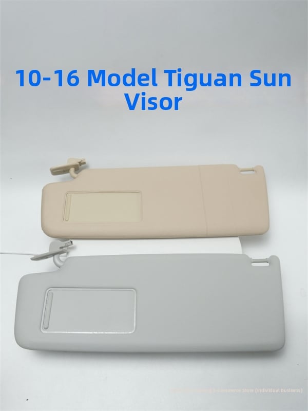 HD огледало за грим в слънчев козир Tiguan 2010–2016, за водач и пътник, монтаж със лепило