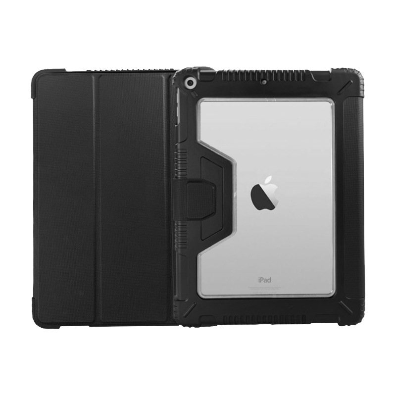 Carcasă din piele pentru iPad cu suport magnetic, anti-cadere, anti-amprentă, funcție de somn, material PC+TPU+PU
