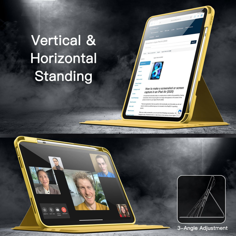 Rotirajuća zaštitna futrola za iPad Air 6, iPad 9/8, iPad Mini 7/6 i iPad Air 4/5