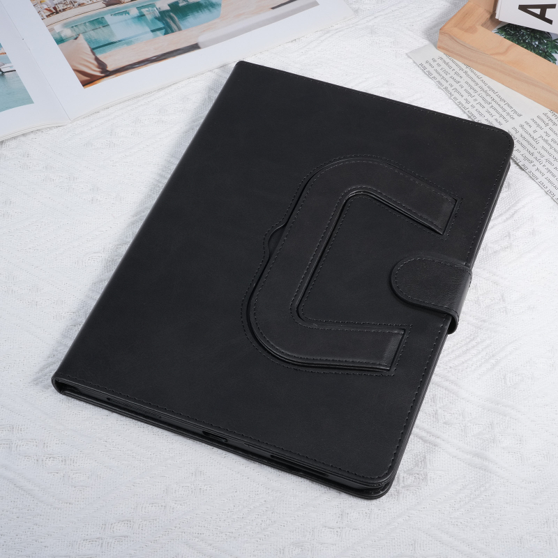 Carcasă de protecție pentru iPad Pro, TPU+piele, cu suport și slot pentru carduri, rezistentă la șocuri, realizată manual (Material: TPU+piele; Suport; Slot pentru carduri; Rezistență la șocuri; Realizată manual)