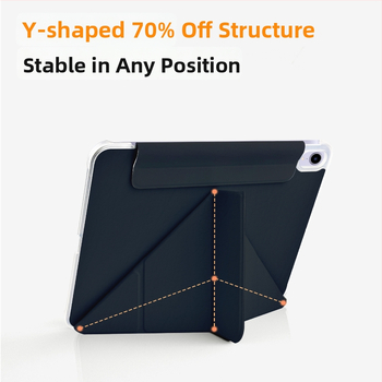 Ochranný obal pre iPad Air 7/6 – dvojdielny TPU kryt s magnetickým klipom, proti pádu a ohýbaniu, funkcia spánku