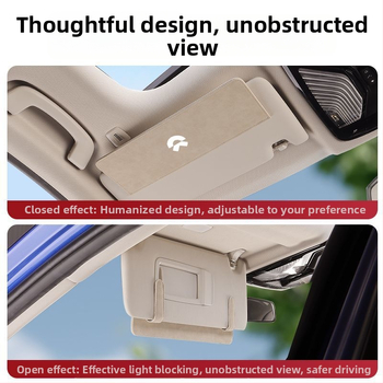 Удълнение за слънцезащитен визьор за NIO ET7/EC6/ES6/ES8/ET5/ES7 – монтаж със щракване, Нордически стил