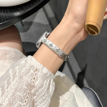 Buccellati-inspirirana metalna narukvica za Apple Watch S10 – ženski metalni kaiš, 38–49 mm