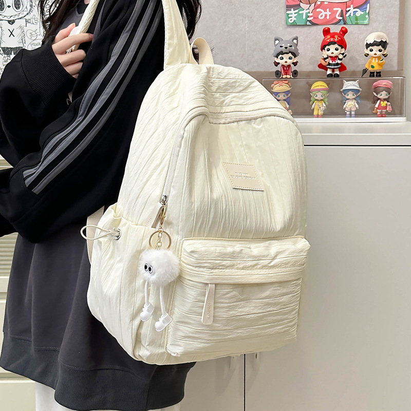 Rucsac din nylon, impermeabil, capacitate mare, stil de agrement pentru călătorii, pentru școală