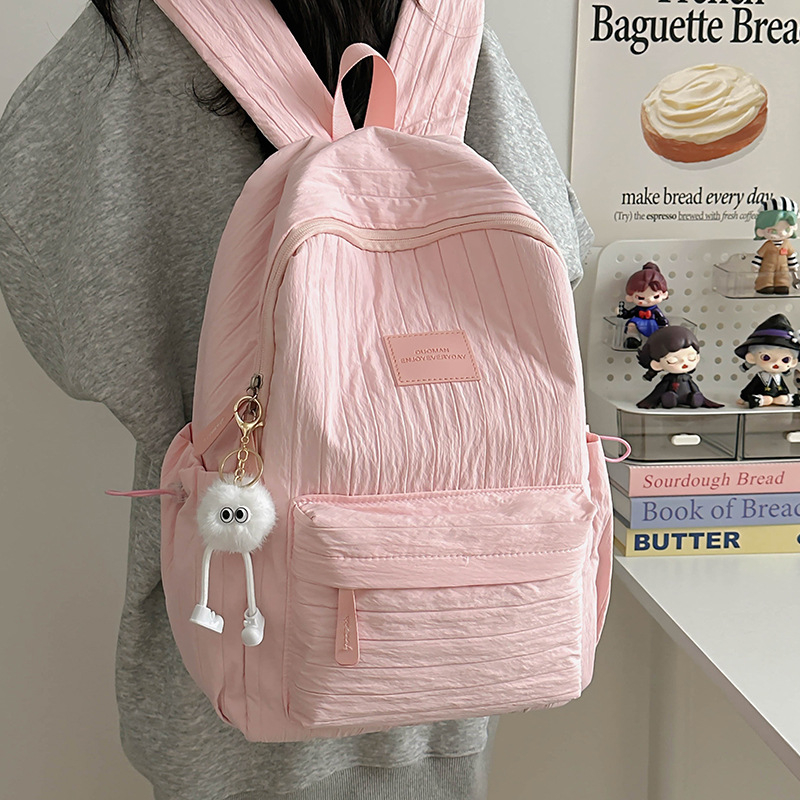 Rucsac din nylon, impermeabil, capacitate mare, stil de agrement pentru călătorii, pentru școală