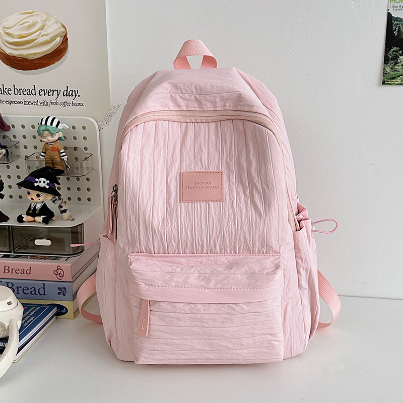 Rucsac din nylon, impermeabil, capacitate mare, stil de agrement pentru călătorii, pentru școală