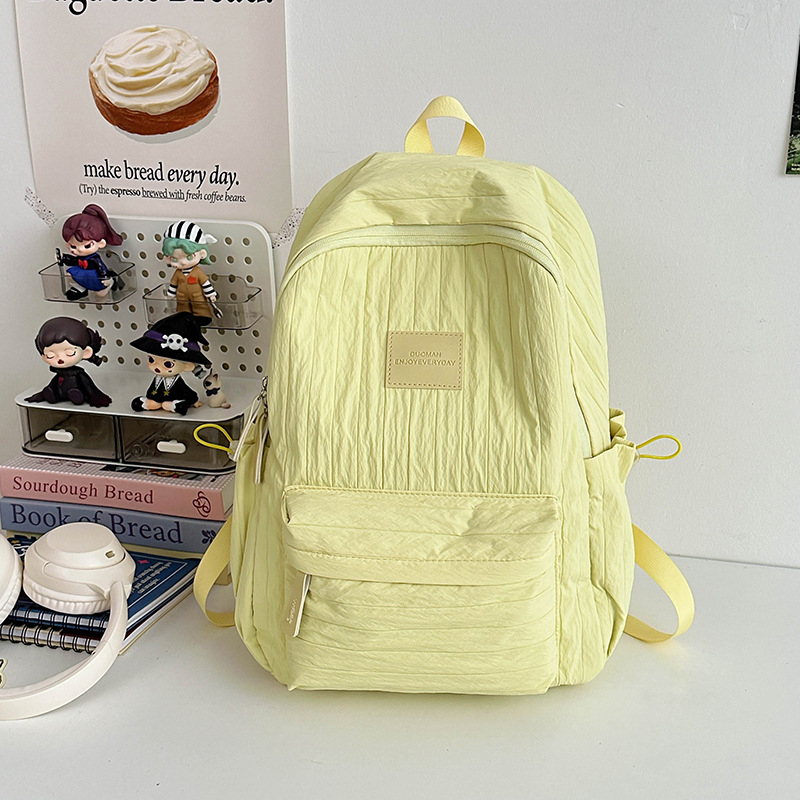 Rucsac din nylon, impermeabil, capacitate mare, stil de agrement pentru călătorii, pentru școală