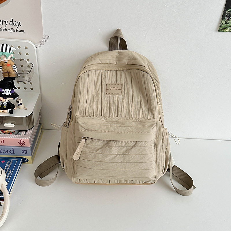 Rucsac din nylon, impermeabil, capacitate mare, stil de agrement pentru călătorii, pentru școală