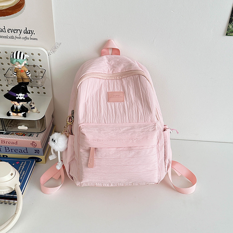 Rucsac din nylon, impermeabil, capacitate mare, stil de agrement pentru călătorii, pentru școală