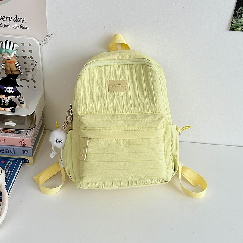 Rucsac din nylon, impermeabil, capacitate mare, stil de agrement pentru călătorii, pentru școală