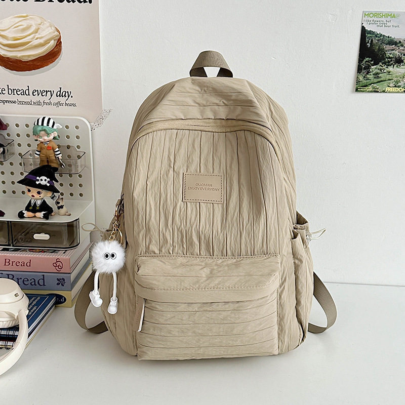 Rucsac din nylon, impermeabil, capacitate mare, stil de agrement pentru călătorii, pentru școală