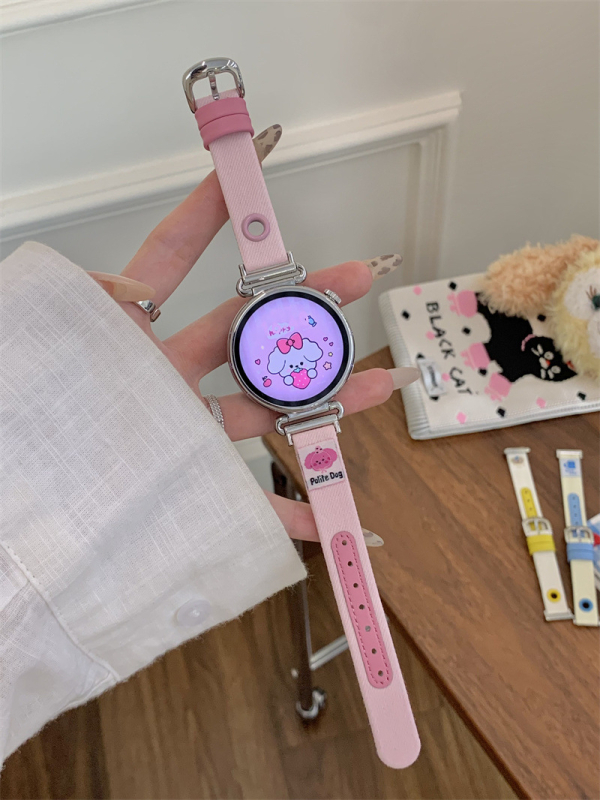 Narukvica za Huawei GT6 GT5 Pro sat, kanvas denim, kopča s iglom, marka Three Thousand Episodes, suvremen stil