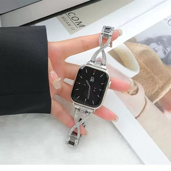 Brățară metalică pentru Apple Watch, închizătoare Snap, lansare 2018; Compatibilă cu Apple Watch, Universale, Huawei, Alte