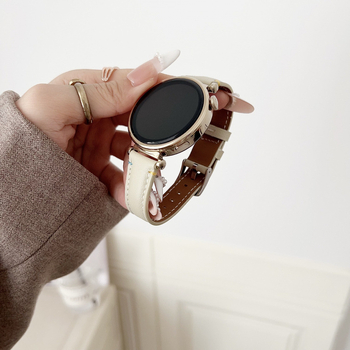 Curea de ceas din piele de miel autentică, cu cataramă cu pin, pentru ceasuri Apple și Huawei, stil modern, potrivire personalizată