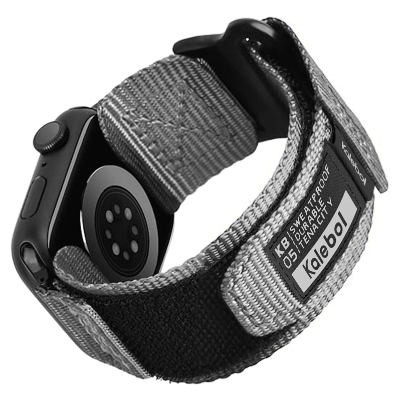 Naramnica od platnene najlonske trake za Apple Watch S9 s Velcro kopčom, kompatibilna sa S8/S7/S6/S5 SE