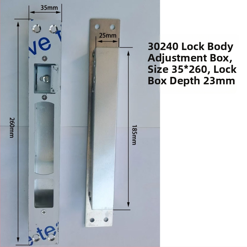 Durvju slēdzenes piederumu komplekts — regulējams centrālais vadības mehānisms, nerūsējošs tērauds un dzelzs, mūsdienīgs minimālisma stils