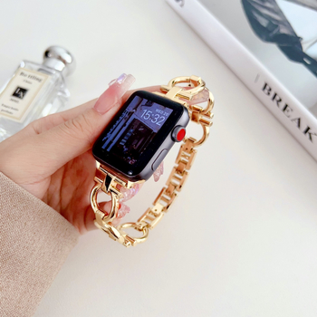 Metalni lančani remen za Apple Watch — kružni oblik O, stil