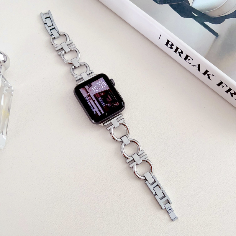 Metalni lančani remen za Apple Watch — kružni oblik O, stil