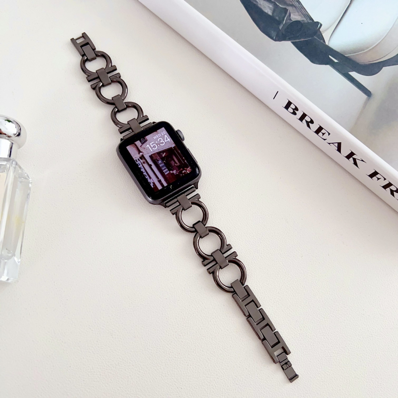 Metalni lančani remen za Apple Watch — kružni oblik O, stil