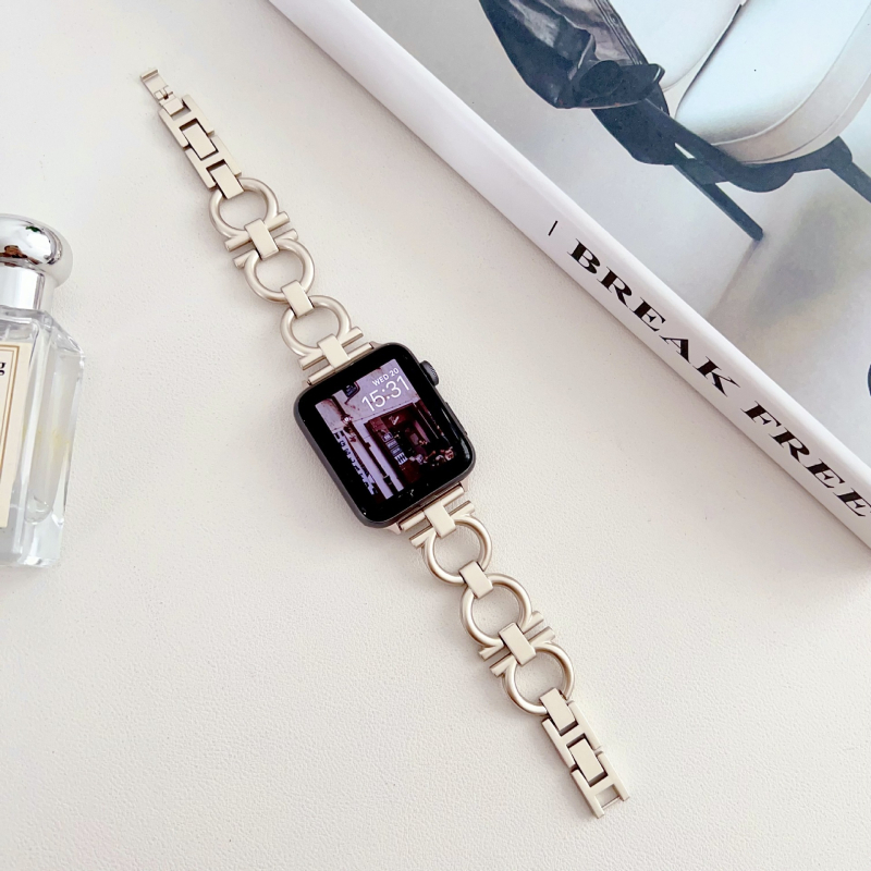 Metalni lančani remen za Apple Watch — kružni oblik O, stil