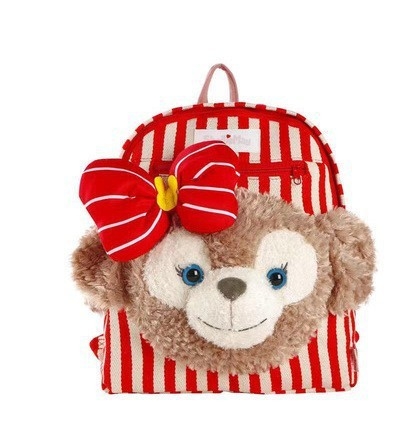 Rucsac din pânză pentru uz zilnic, unisex, cu model animal, bretele curbate și căptușeală poliester