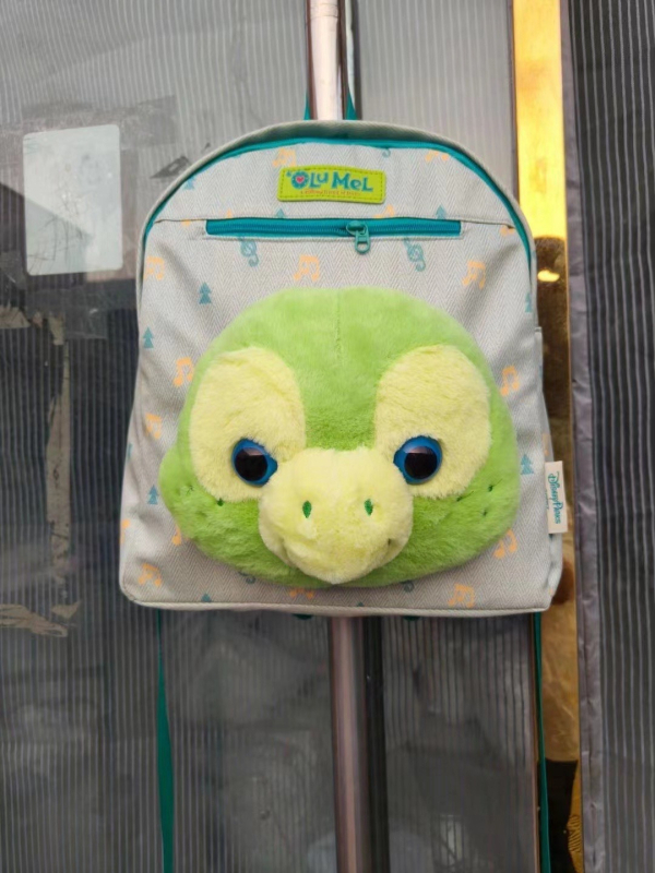 Rucsac din pânză pentru uz zilnic, unisex, cu model animal, bretele curbate și căptușeală poliester