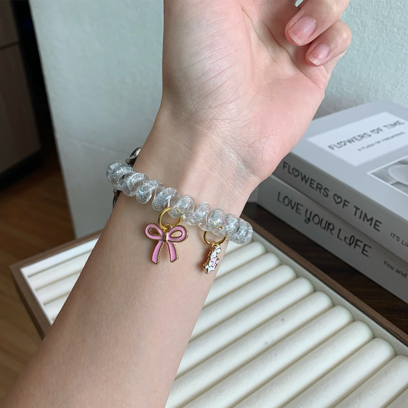 Bentiță sclipicioasă pentru curea Apple Watch, elastic de păr, lățime 12 mm, buclă simplă, 20 g, accesoriu la modă