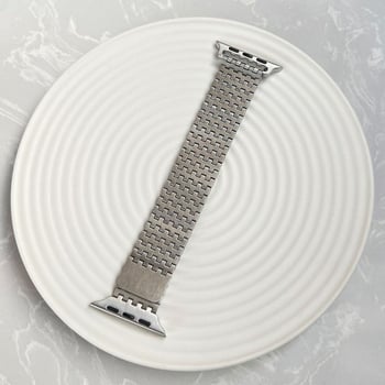 Brățară metalică pentru Apple Watch, reglabilă magnetic, din oțel, Ailesi