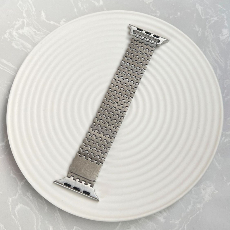 Brățară metalică pentru Apple Watch, reglabilă magnetic, din oțel, Ailesi