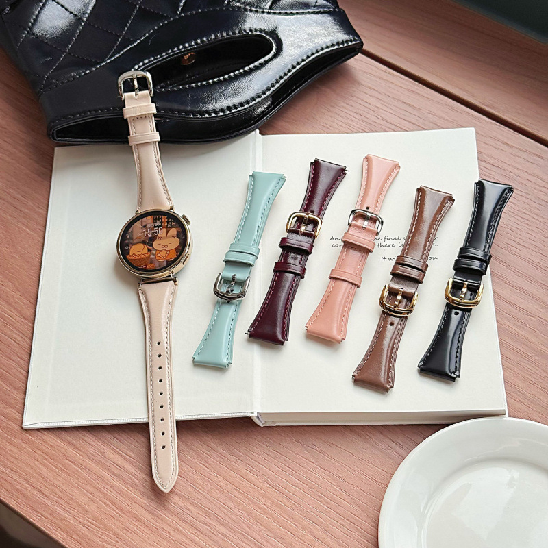 Remen od prave kože za satove 18/22 mm za Huawei GT6 GT5, Xiaomi 9 Pro i Apple Watch