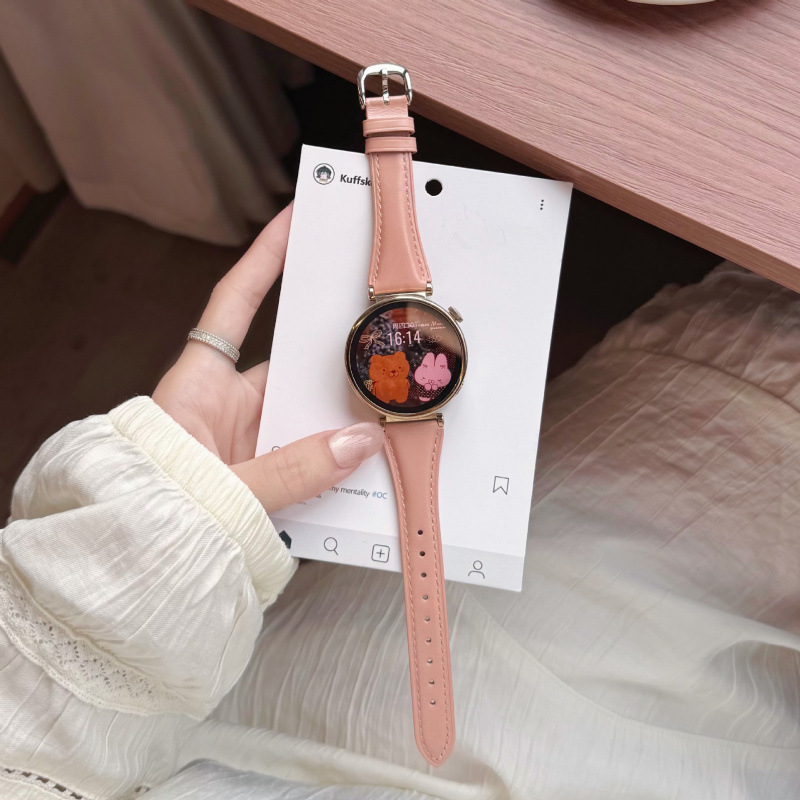 Remen od prave kože za satove 18/22 mm za Huawei GT6 GT5, Xiaomi 9 Pro i Apple Watch