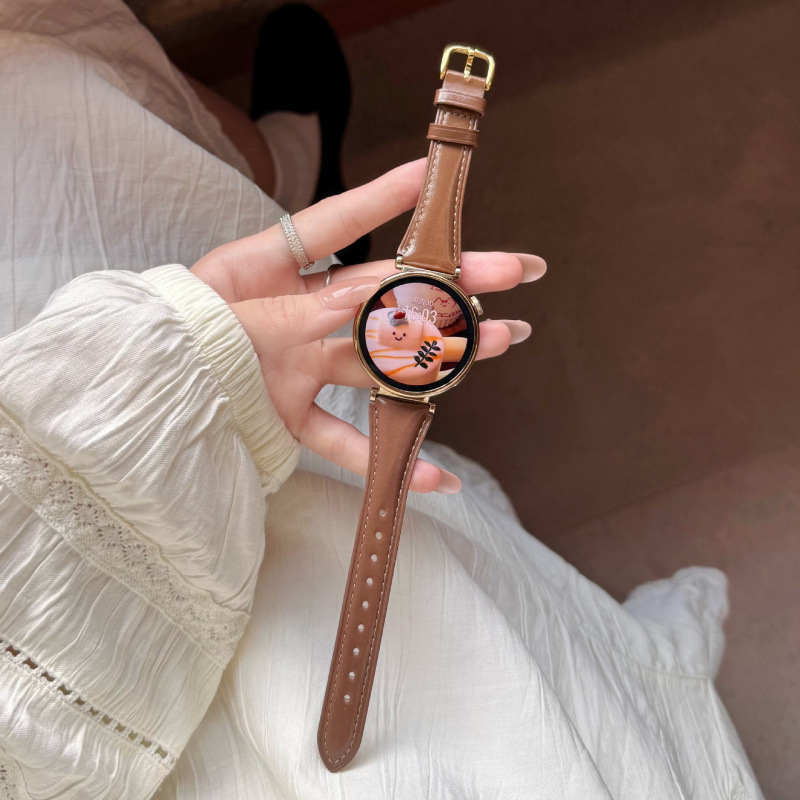Remen od prave kože za satove 18/22 mm za Huawei GT6 GT5, Xiaomi 9 Pro i Apple Watch