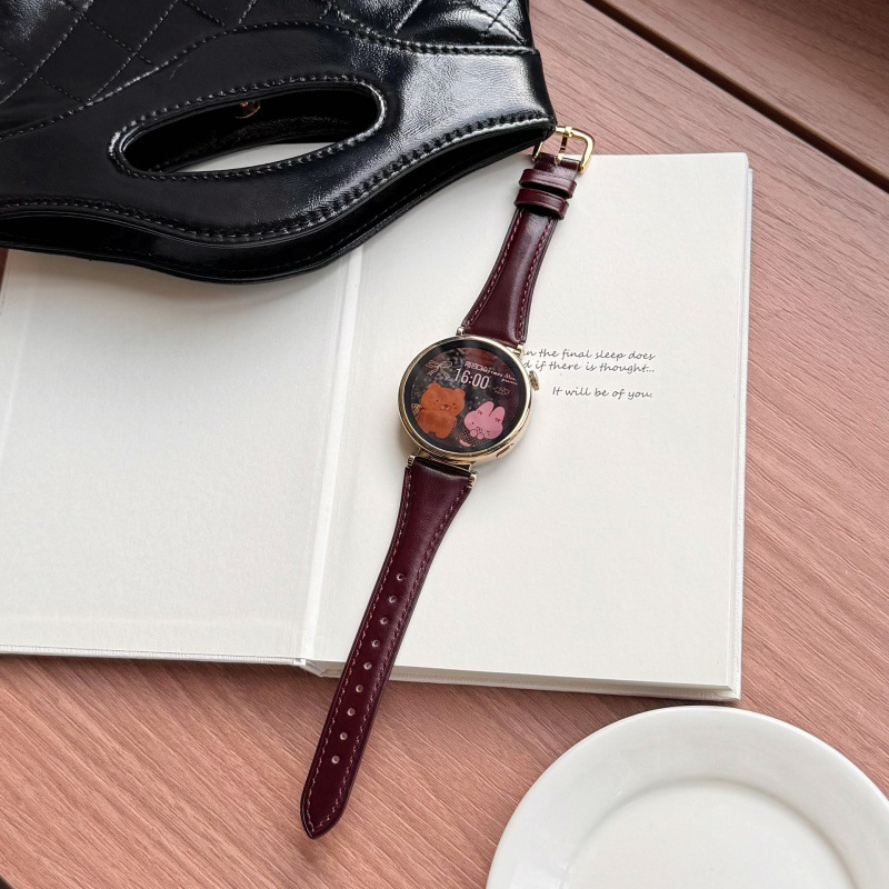 Remen od prave kože za satove 18/22 mm za Huawei GT6 GT5, Xiaomi 9 Pro i Apple Watch
