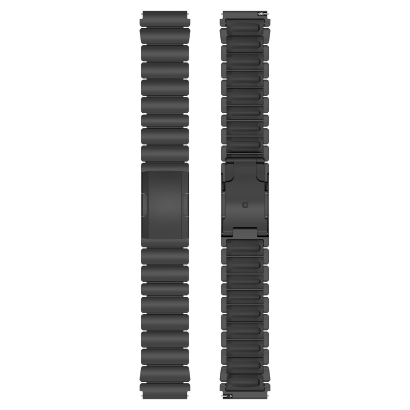 Brățară de ceas din aliaj de titan, metal + cauciuc, compatibilă cu Apple Watch, Samsung Ultra, Huawei Watch5 și Garmin, lățime de 22 mm, închidere pliabilă