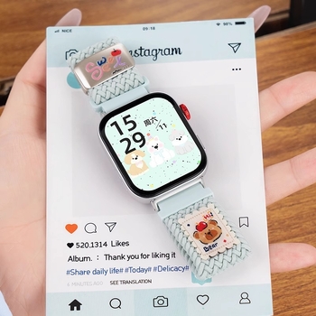 Remen za Huawei Watch s 18 mm interfejsom, najlon pleteni remen, magnetska kopča, težina 15 g, univerzalna duljina