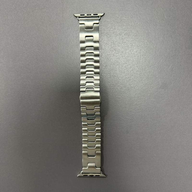 Brățară metalică pentru Apple Watch Series 10, lățime 22 mm, cataramă tip fluture, stil modern